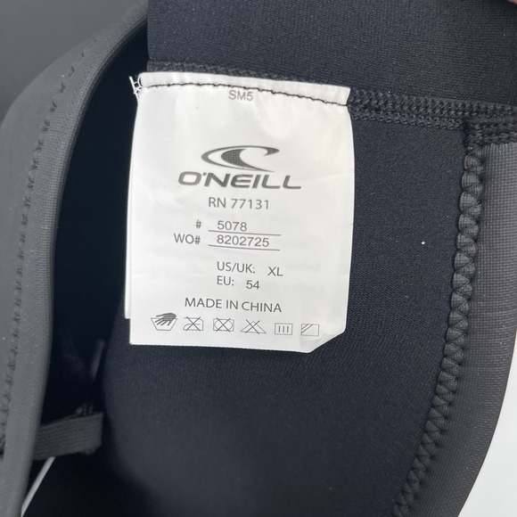 NWT O'Neill Reactor 2 Sleeveless Pullover Wetsuit Vest Only 2MM XL - Picture 11 of 12